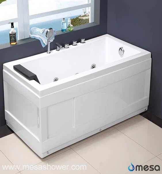 الاكريليك مستطيلة هيدرو جيتس تدليك تمرغ حوض استحمام ساخن