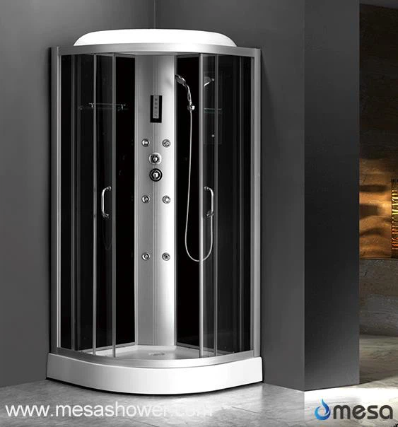 جديد دش وحدة الزاوية غرفة البخار مع الألومنيوم الإطار