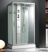 جميع الزجاج دش إنكلوسوريز للحمامات مع الأبيض رسمت الزجاج