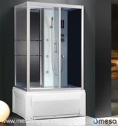 كبير وفاخر حوض الاستحمام دش كومبو المقصورة مع تدليك الطائرات