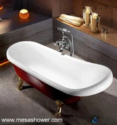 بيضاوية الشكل من نايلون، احمر، 67 '