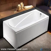 جديد بسيط تركيب ركن الحمام حوض الاستحمام مع البيضاوي الداخلية