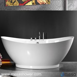 قائما بذاته البانيو السطحية الصلبة-MEC3163 بيضاء نقية