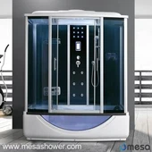 كبير تدليك الزجاج حوض الاستحمام ودش المقصورة غرفة كومبو مر-1177