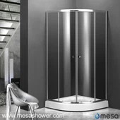 الحديث دش الضميمة من انزلاق الباب مع الإطار