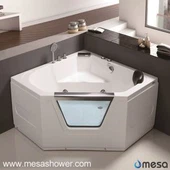 2017 جديد الزاوية الماس الزجاج الاكريليك دوامة ضربة رخيصة الثمن حمام حوض