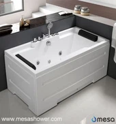 مستطيل الاكريليك حمام شخصين حمام دوامة تدليك حوض