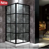 ضميمة دش مؤطرة الأسود