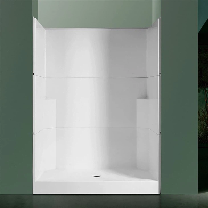 Acrylic shower wall panels
